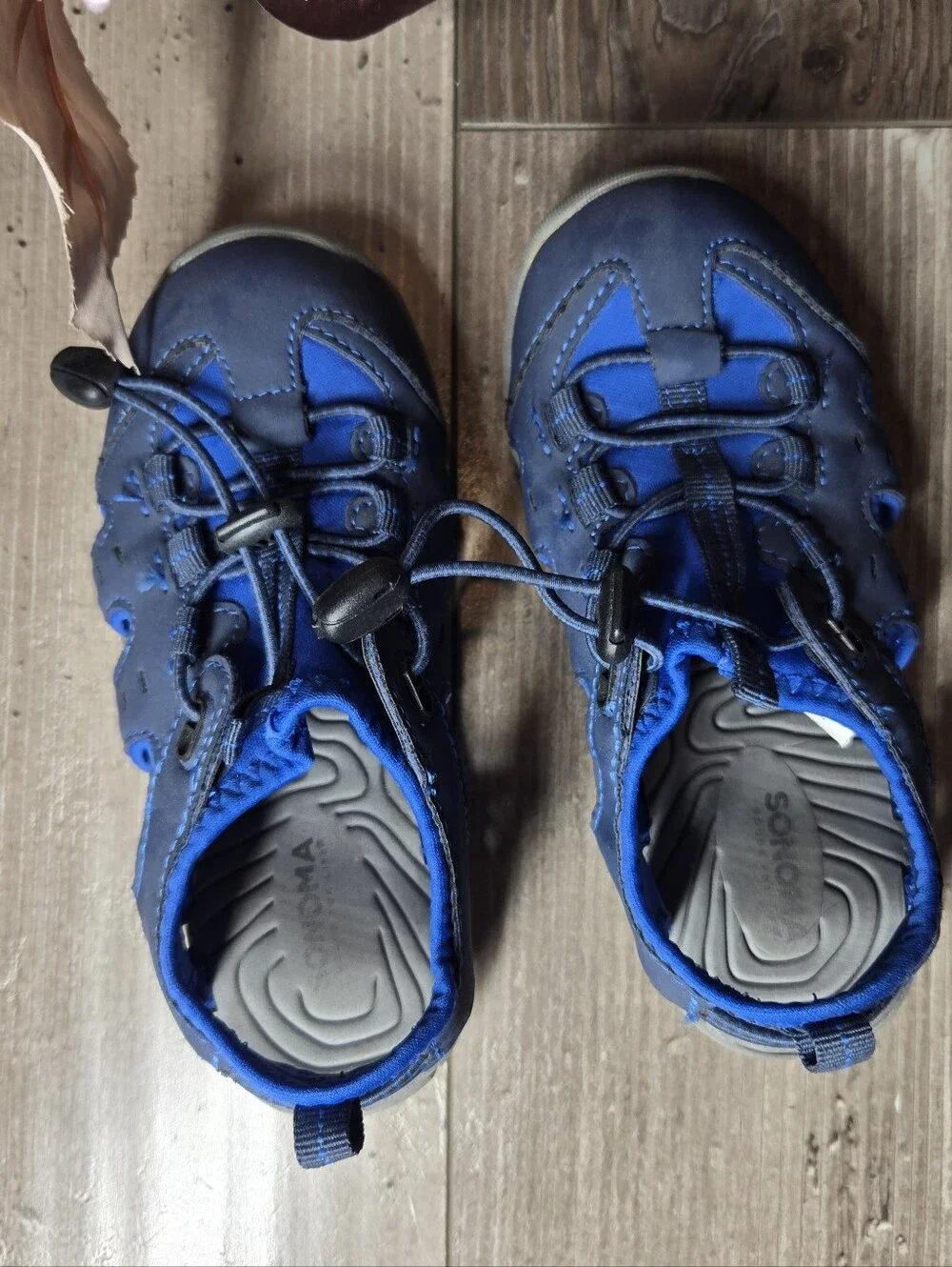 Sonoma Goods For Life Boys Size 12 Blue WirlwindNavy Water Shoes